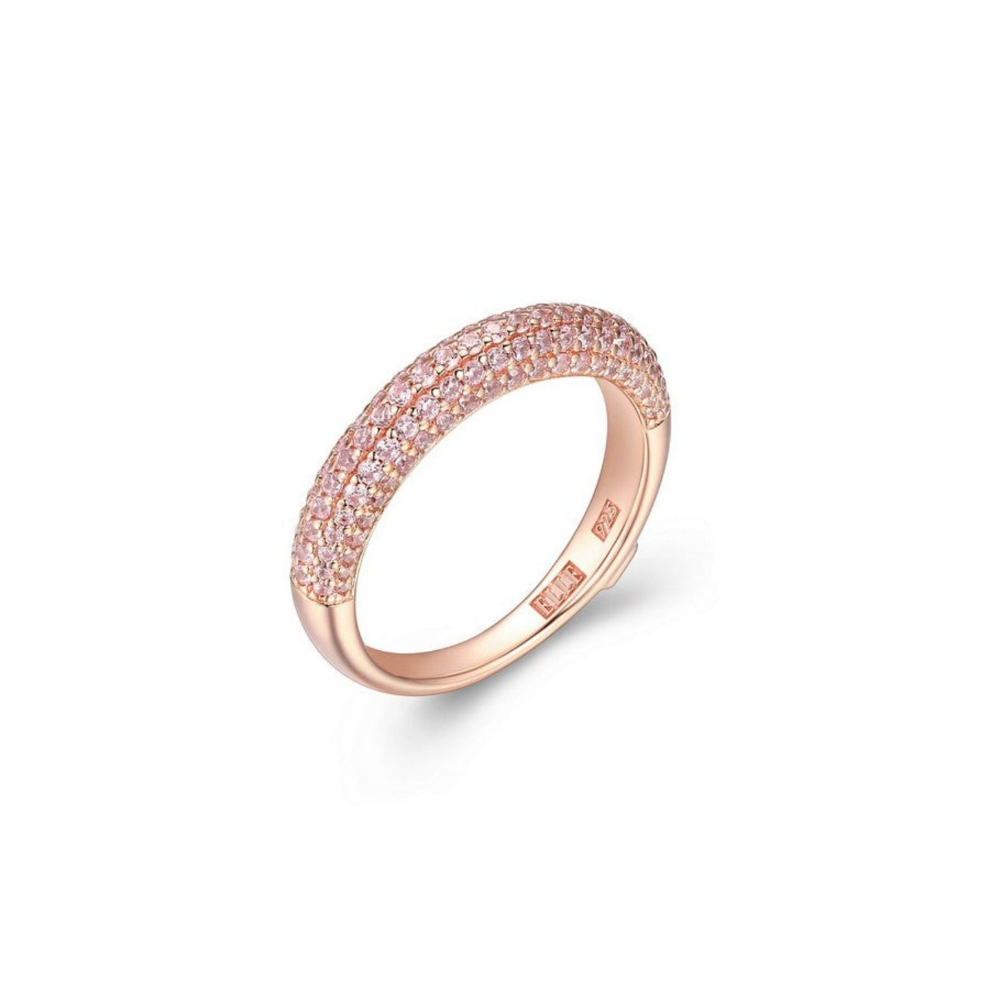 Elle "STARDUST" Gold Plated 5-Row Clear CZ