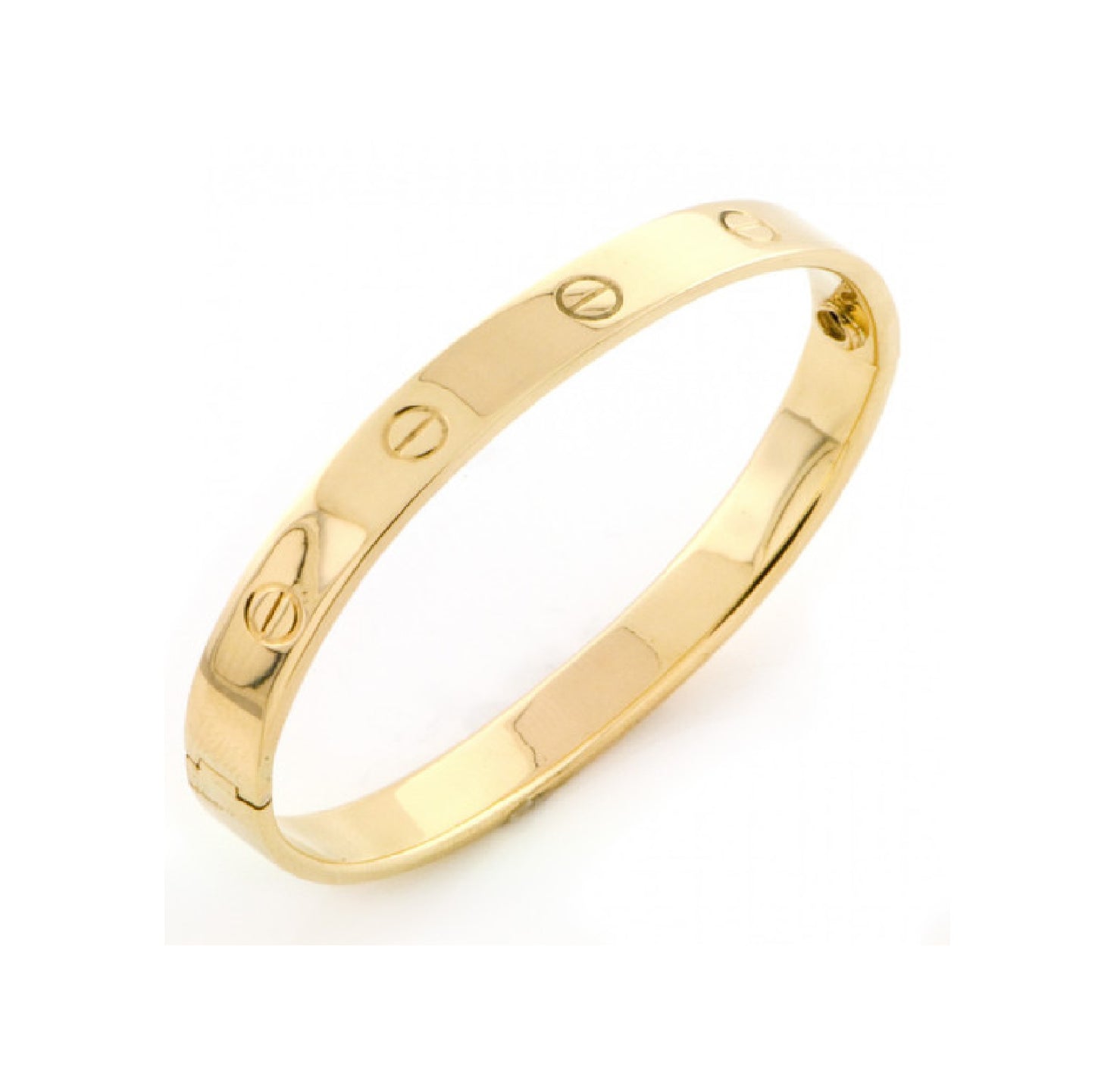 18K Yellow Gold Solid Vikings Bangle Bracelet