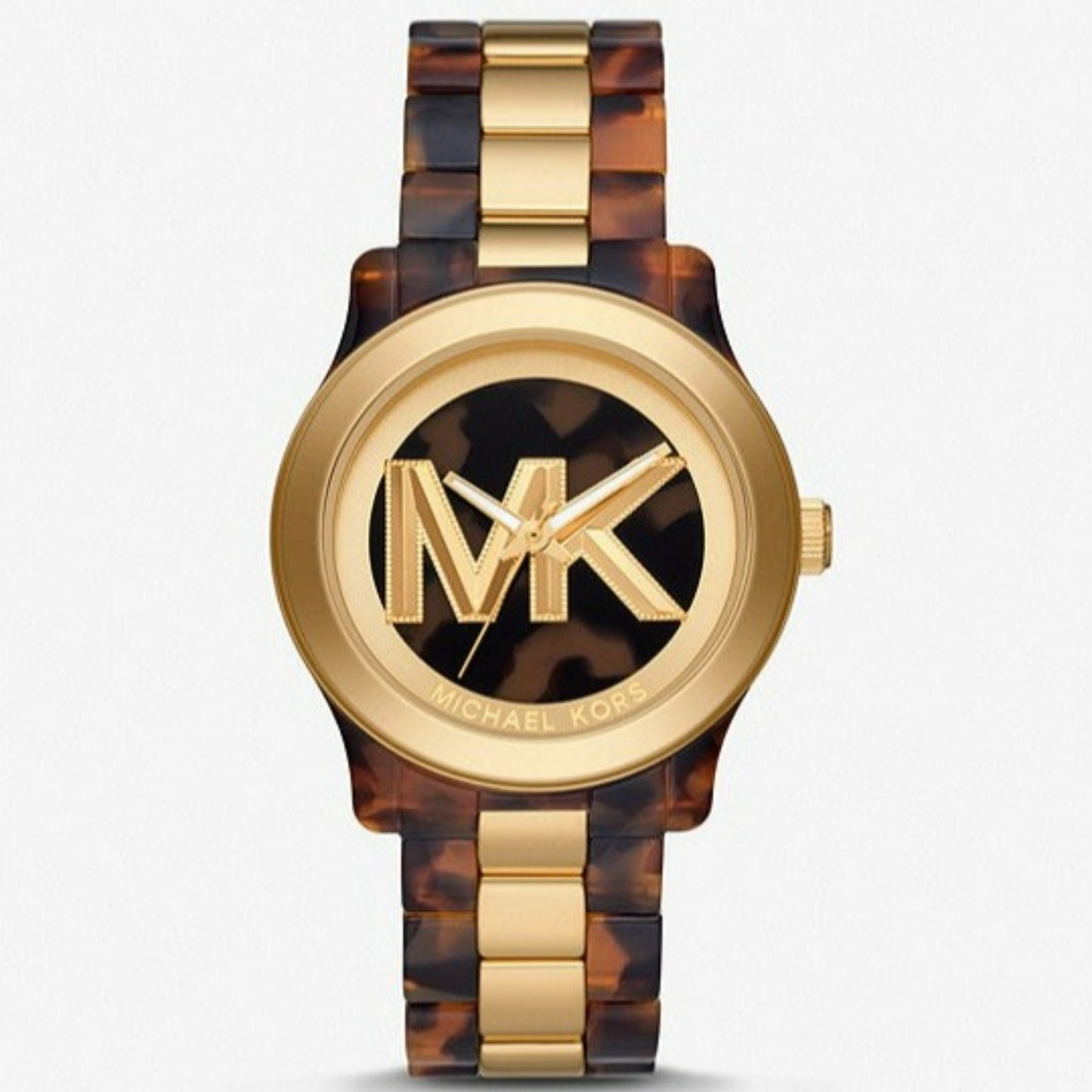 Runway Gold-Tone and Tortoiseshell Acetate Watch